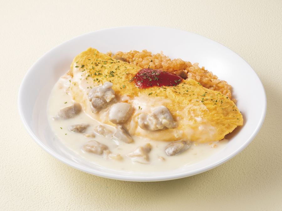 チキンクリーム オムライス